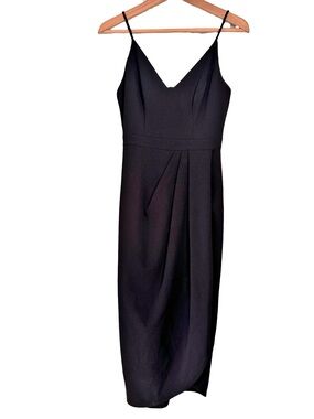 BHLDN | Dresses | Nwt Bhldn Francesca Highneck Stretch Satin Midi Dress |  Poshmark
